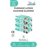 Coremed LATEKS PUDRASIZ MUAYENE ELDİVENİ S-1 Koli-20 Paket-2000'li