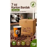 Çorlu Cup 7 OZ KARTON BARDAK 1000 ADET - 7 OZ - 1000 ADET
