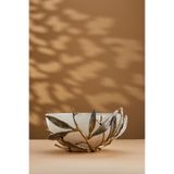 Cornella Ivy Antik Gold Detaylı Krem Ombreli Cam Meyveli