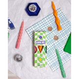 Corney Design Candy Collection x Good Day 3'lü Şamdan Mumu - Yeşil - Pembe - 3 Adet