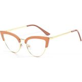 Corney Design Cintia Cat Eye Gözlük (Mavi Işık Filtreli) - Kahverengi
