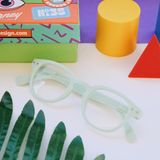 Corney Design Pamela Mavi Gözlük | Yuvarlak | Mavi Işık Filtreli | Ekran Gözlüğü | Kadın Erkek Çocuk Unisex