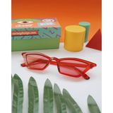 Corney Design Pull Cat Eye Güneş Gözlüğü - Kırmızı