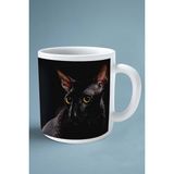 Cornish Rex Kedi Isimli Kişiye Özel Baskılı Kupa Bardak Model 4