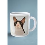 Cornish Rex Kedi Isimli Kişiye Özel Baskılı Kupa Bardak Model 7