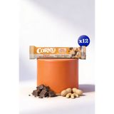 CORNY Kaju Yer Fıstığı Kakaolu Vegan Meyve Bar 35g x 12 Adet