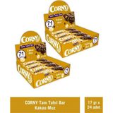 Corny Tam Tahıllı Bar Kakao Muz 17 gr x 24 Adet