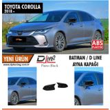 Corolla E210 Batman Yarasa Ayna Kapağı Piano Black / 2018 Sonrası