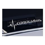 Corolla Yan Cam Sticker Oto Kapı Çıkartma Tuning oto 20 cm x 7 cm yazı 501