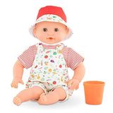 Corolle 9000100540 - Mon Premier Poupon Calypso Banyo Bebek, Bardaklı Yumuşak Vücut Banyo Bebeği, Uyuyan Gözler, Vanilya Kokusu, Çıkarılabilir Giysiler, 30 cm, 18 aydan itibaren uygundur, Başparmağınızı ağızda tutar