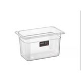 Corona Professional 1/4 Dikdörtgen PC Gastronom Küvet Gövde 265x162x150