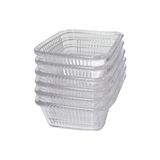 Corona Professional Bora Plastik Kare Sosluk 55X55x32 Mm 6'Lı Şeffaf 2'Li Ekonomik Paket