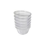 Corona Professional Bora Plastik Sos Kabı Yuvarlak No:1 6'Lı Şeffaf 2'Li Ekonomik Paket