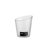 Corona Professional Pc Buz Kovası Plastik Yarım Kesimli 1 Litre Şeffaf Küçük Boy