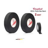 Coroplast 2 Adet Tüylü Bez Bant 19MM x 15 Metre REF:8551