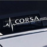 corsa Nabız Kalp atışı sticker 2 adet kelebek cam
