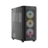 Corsaır 480T Rgb Airflow Cx750 750W 80Plus Bronze 3Xar120 Temperli Camlı Mid-Tower Gaming Kasa-Cc-9020168-Eu
