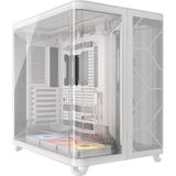 Corsair Aır 5400 Rs-R Beyaz 3X120MM Argb Fan Mesh Temperli Cam USB 3.2 Triple Chamber Mid Tower E-Atx Gaming Kasa (CC-9011319-WW)