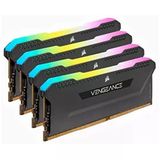 Corsair Bellek Ram Corsaır Ddr4 3200 64Gb C16 Ven. Rgb Pro Sl K4 4X16gb,Vengeance,1.35V,Siyah 16-20-20-38 Intel İçin