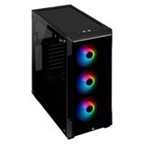 Corsaır Cc-9011190-Ww İcue 220T Rgb Tempered Glass Mid-Tower Smart Case 3Xargb Fan Siyah Kasa