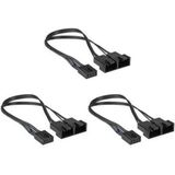Corsair CX-9070003-WW Splitter Cables Three Pack Hydro X Series Two-Way PWM Fan
