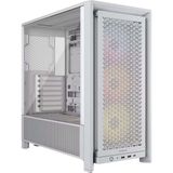 Corsair Frame 4000D 3XRS120 Argb Fanlı Modüler Mid Tower Bilgisayar Kasası - Beyaz (CC-9011297-WW)