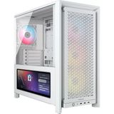 Corsair Frame 4000D LCD Rs Beyaz 4X120MM Argb Fan Mesh Temperli Cam USB 3.2 Premium Mid Tower E-Atx Dokunmatik Ekranlı Gaming Kasa (CC-9011327-WW)