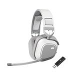 Corsair HS80 MAX Bluetooth'lu Kablosuz Çok Platformlu Oyun Kulaklığı - Dolby Atmos - Yayın Kalitesinde Mikrofon - iCUE Uyumlu - PC, Mac, PS5, PS4, Mobil - Beyaz