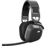 Corsair HS80 Max Kablosuz Gaming Kulaklık 7.1 Surround Mikrofon Bluetooth Özellikli Steel Gray (CA-9011295-EU)