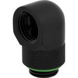 Corsair Hydro X Series 90° uç adaptörü döndürülebilir (ikili paket, G1/4 inç BSPP adaptör dişlisi, pirinç üretim dayanıklılık, güvenli dönme mekanizması, yüksek akış hızları için tasarlanmıştır) siyah
