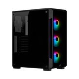 Corsair iCUE 220T CC-9011190-WW RGB Midi Dikey Tower Siyah Mini Bilgisayar Kasası