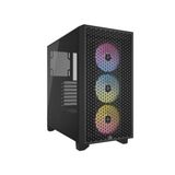 Corsair İcue 3000D Rgb Airflow Siyah Temperli Cam Atx Mid Tower Gaming Kasa Cc-9011255-Eu - Teşhir Vitrin