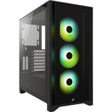 Corsair iCUE 4000X RGB+RM850e 850W ATX 3.0 3xSP120 RGB Elite Siyah Gaming (Oyuncu) Kasa