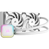 Corsair İcue H100i Rgb Elite White 240 Mm Intel(1700P)-Amd Uyumlu Sıvı Soğutucu (Cw-9060078-Ww)