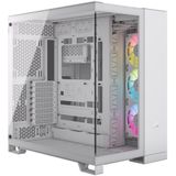 Corsair iCUE LINK 6500X RGB Tempered Glass White USB 3.2 ATX Mid Tower Kasa