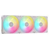 CORSAIR iCUE LINK LX120 RGB 120mm PWM Kasa Fanı Üçlü Paket, Çift Işık Döngüsü, AirGuide Teknolojisi - Beyaz (CO-9051030-WW)