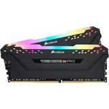 Corsair Pc Ram Kiti Vengeance, Rgb Pro 16 Gb 2 X 8 Gb Ddr4 Ram 3200 Mhz, Siyah