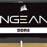 CORSAIR Vengeance DDR5 SODIMM 16GB (1x16GB) DDR5 5200MHz C44 neredeyse tüm Intel ve AMD sistemleriyle uyumlu, kolay kurulum, hızlı şarj süresi, XMP 3.0 - siyah (CMSX16GX5M1A5200C44)
