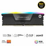 Corsair Vengeance RGB 16GB 6000MHz CL36 CMH16GX5M1E6000Z36 DDR5 EXPO RGB Gaming Ram Bulk