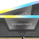 CORSAIR Vengeance RGB DDR5 32GB (2 x 16GB) 6000MHz CL38-44-44-96 1.35V Intel XMP 3.0 AMD Expo Bilgisayar Masaüstü Belleği - Gri