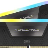CORSAIR VENGEANCE RGB DDR5 RAM 32GB (2x16GB) 6000MHz CL30 AMD EXPO iCUE Uyumlu Bilgisayar Belleği - Gri (CMH32GX5M2B6000Z30K)