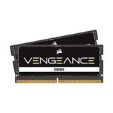 Corsaır Vengeance Sodımm Ddr5 Ram 96Gb (2X48gb) 5200Mhz Cl44-44-44-84 1.10V Intel Xmp 3.0 Dizüstü Bilgisayar Belleği - Siyah (Cmsx96gx5m2a5200c44