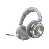 Corsair Virtuoso MAX Kablosuz Oyun Kulaklığı - Dolby Atmos, Sonarworks SoundID, 2.4GHz Kablosuz, Bluetooth, Gürültü Engelleme, Çok Yönlü Mikrofon, 50 mm Grafen Sürücüler, PC, PS5 - Gümüş