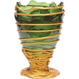 Corsi Design Pompitu Iı L Yeşil Gold Vazo - Yeşil - Altın - Standart