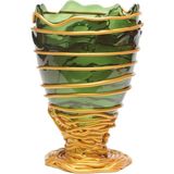 Corsi Design Pompitu Iı Xl Yeşil Gold Vazo - Yeşil - Altın - Standart