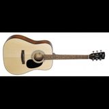 Cort AD810OPW Akustik Gitar, Open Pore, Çok Renkli, Taşıma Çantası ile Dreadnought Model - standart