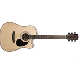 Cort Ad880Censw Elektro Akustik Gitar, Kılıflı, Naturel Satin, Lad Elektro Akustik Gitar, Kılıflı, N