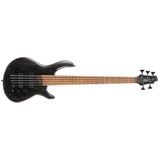 Cort B5 Element Optb 5 Telli Aktif Bas Gitar - Trans Black (Profesyonel) | Open Pore Bitiş, Masif Maun Gövde, Bartolini Elektronik Ve Modern Tuşe