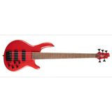 Cort C5 Deluxe Crd Bass Gitar, 5 Telli, Şeker Kırmızısı