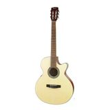 Cort Cec1 Opw Elektro Klasik Gitar | İnce Kasa Open Pore - Çantalı